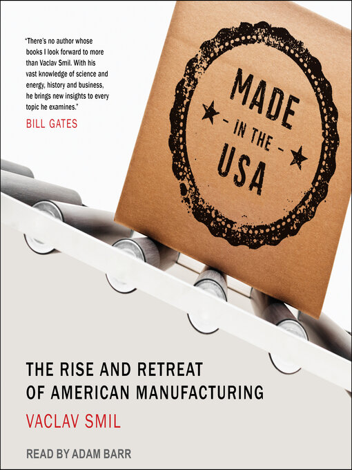 Title details for Made in the USA by Vaclav Smil - Available